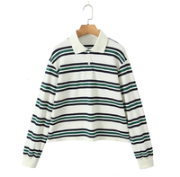 A-Long-sleeved -White Green