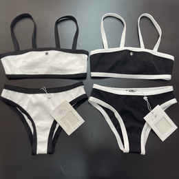 Women's Swimwear Two-piece Swimsuit Sexy Strap Style Backless Bra Slimming Bikini Summer